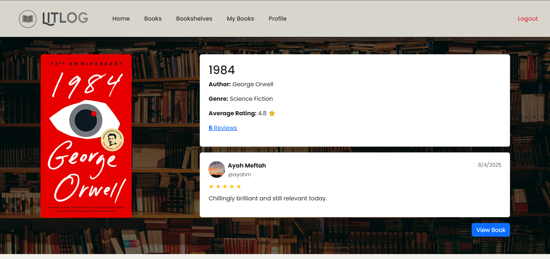Litlog Book Reviews